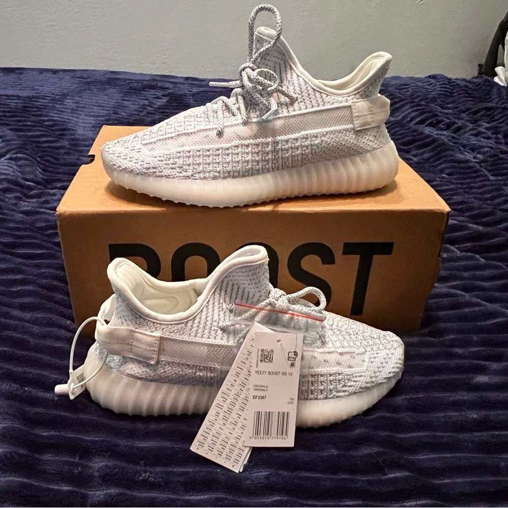 Yeezy white shoes
